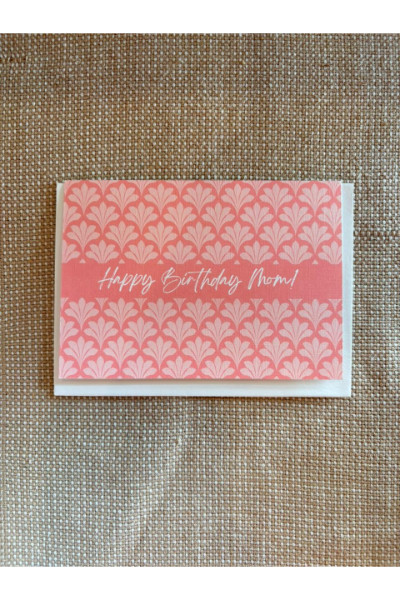 Greeting Card - HBD Mom Peach